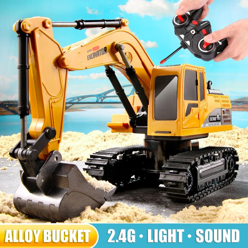 Rc Hobby Excavator - Excavator RC 2.4Ghz 6 Channel 1:24