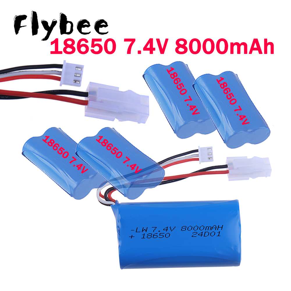 Rc Hobby Boat - 5557 555-7 Konektor Baterai Li-ion 18650