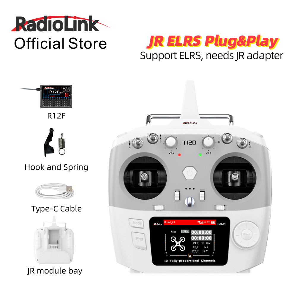 Rc Hobby Boat - Modul RadioLink T12D JR 12CH 2.4GHz,