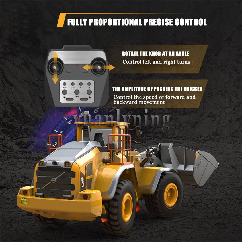 Rc Hobby Excavator - Mobil Remote Control Listrik 1/16, Mobil