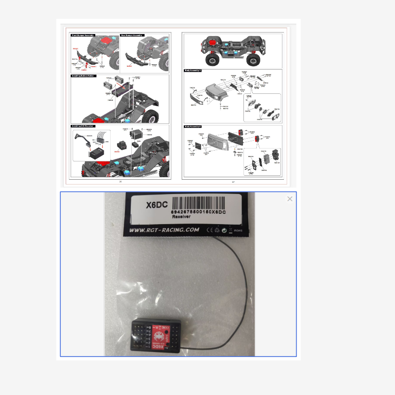 Suku Cadang RGT R86468 Kotak P - Rc Hobby Grade Crawler ulasan dan harga