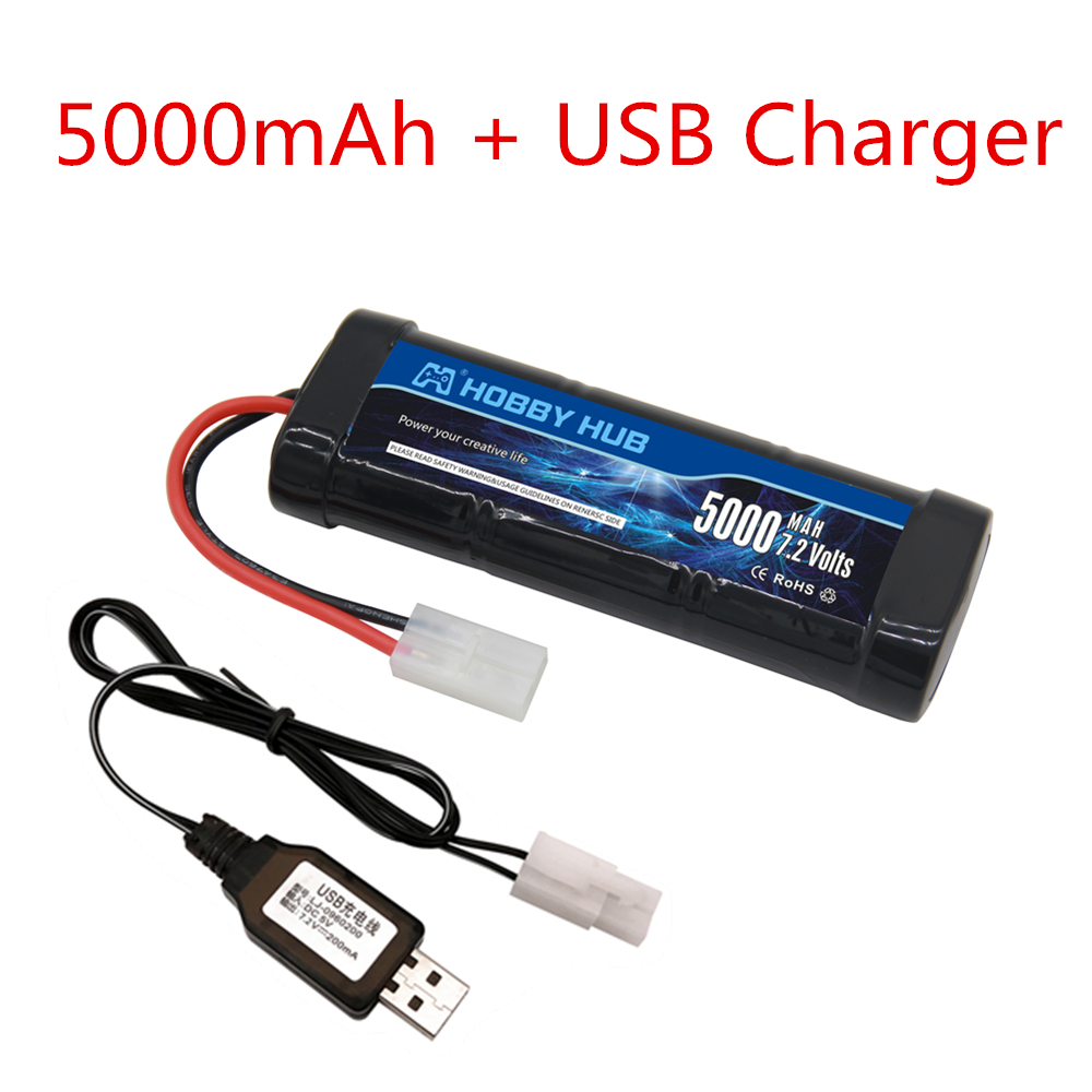 Baterai 7.2V Baru 5000/6800MAh - Rc Hobby Boat ulasan dan harga