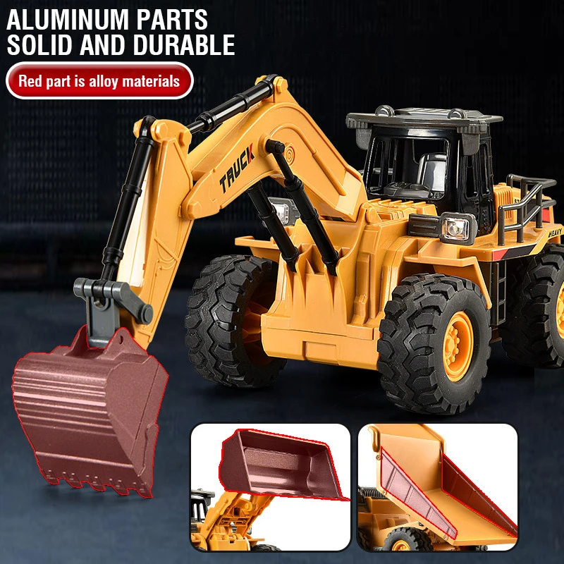 Truk Pengangkut Excavator Bull - Rc Hobby Excavator ulasan dan harga
