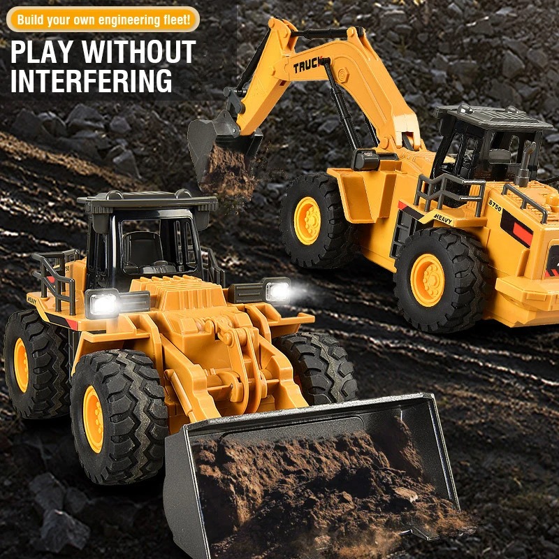 Truk Excavator RC 9CH Alloy, T - Rc Hobby Excavator ulasan dan harga