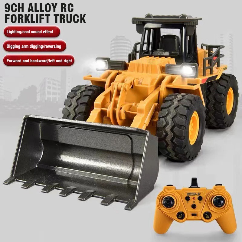 Truk Excavator RC 9CH Alloy, T - Rc Hobby Excavator ulasan dan harga