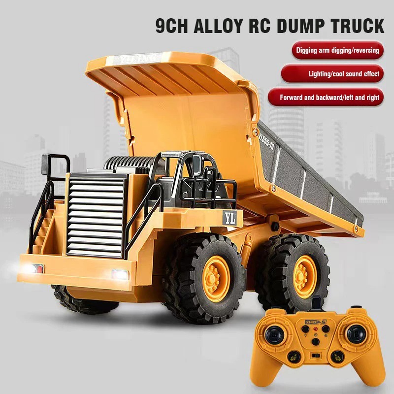 Truk Excavator RC 9CH Alloy, T - Rc Hobby Excavator ulasan dan harga