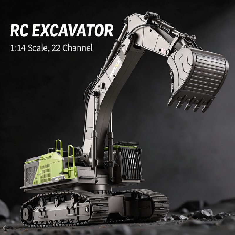 Huina 593 28ch 1:14, Ekskavato - Rc Hobby Excavator ulasan dan harga