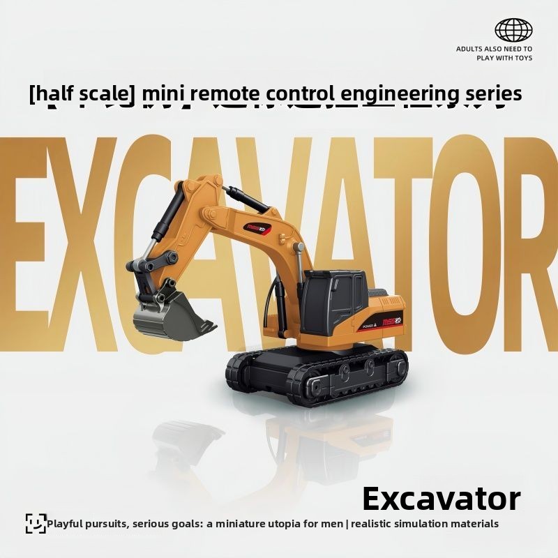 Set Mobil Rekayasa RC Logam 1: - Rc Hobby Excavator ulasan dan harga