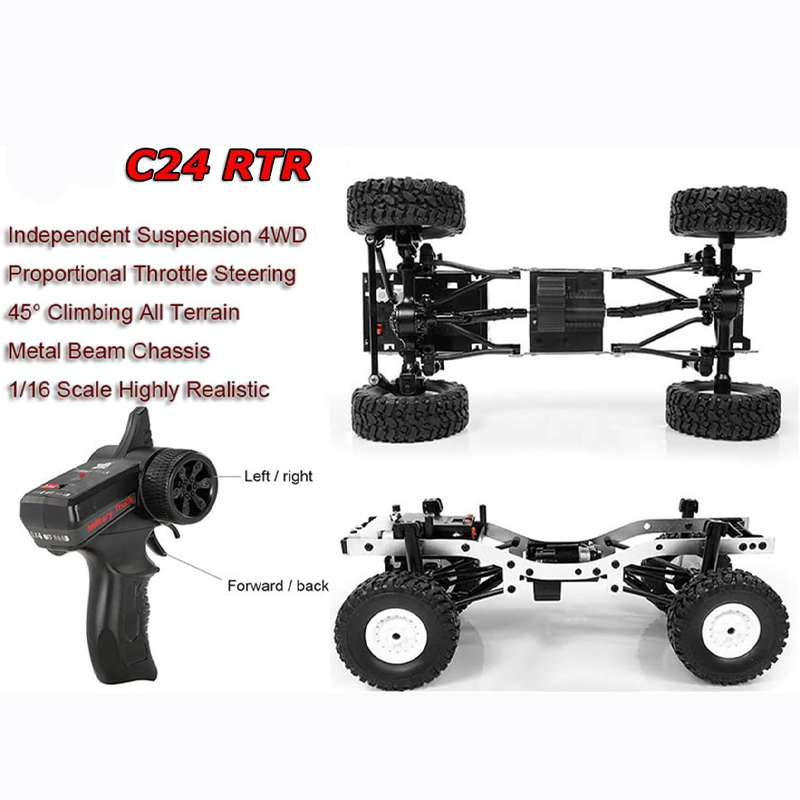 WPL C24-1 1:16 2.4G 4WD Truk R - Rc Roc Hobby ulasan dan harga