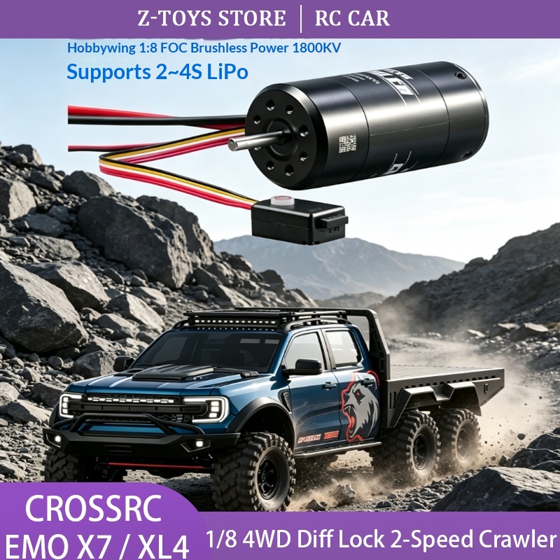CROSSRC EMO X7 XL4, Truk RC Cr - Rc Hobby Grade Crawler ulasan dan harga