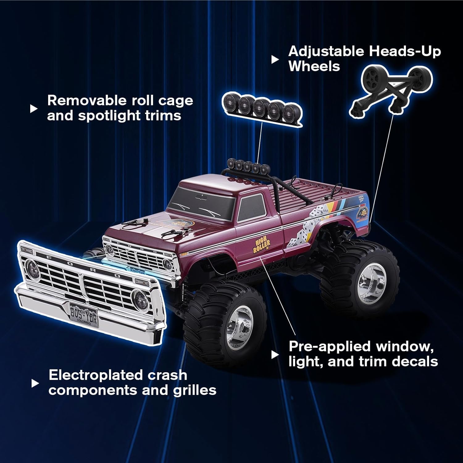 Truk Monster RC Ford F-100 Ska - Rc Hobby Grade Crawler ulasan dan harga
