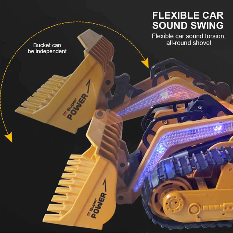 Bulldozer Dumper traktor RC tr - Rc Hobby Excavator ulasan dan harga