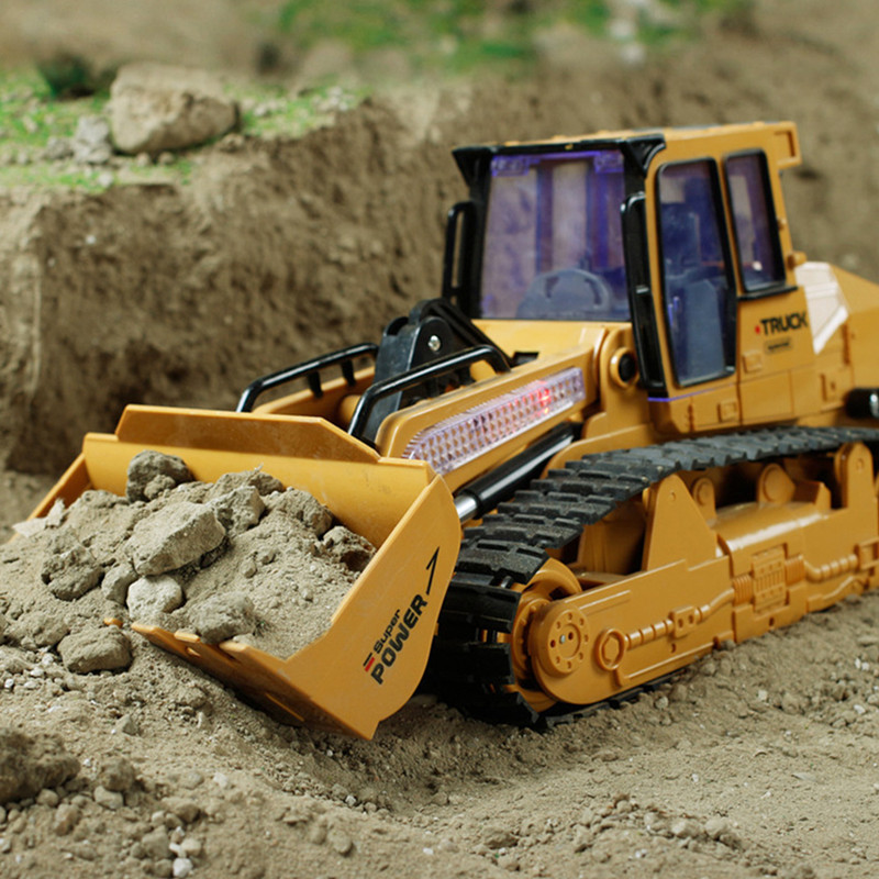 Bulldozer Dumper traktor RC tr - Rc Hobby Excavator ulasan dan harga