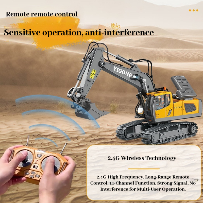 YIGONG Kendaraan Rekayasa Kend - Rc Hobby Excavator ulasan dan harga